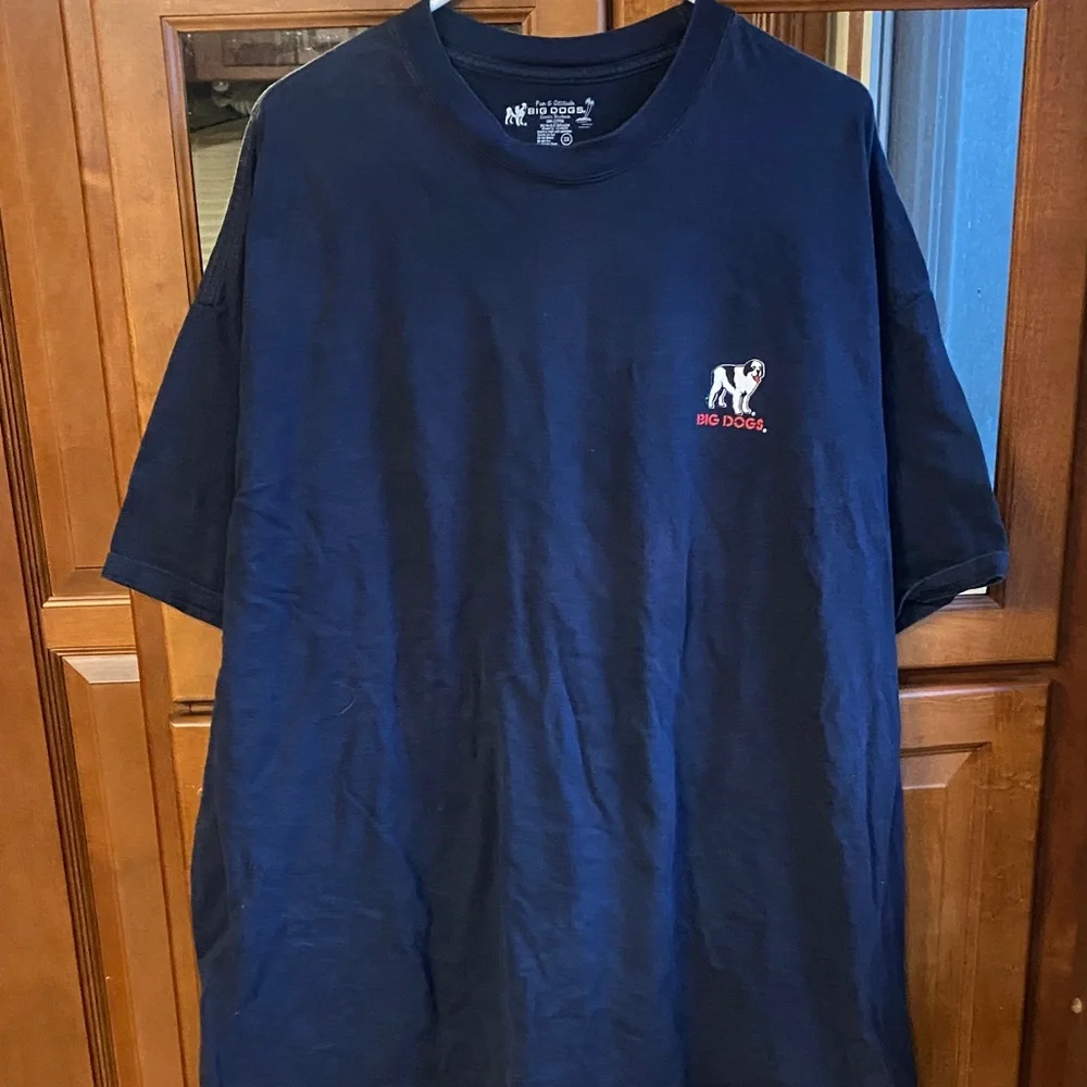 Patriotic Graphic Men's 3X Navy Blue Big Dogs T-Shirt 4th of July Spring Summer - Picture 5 of 6